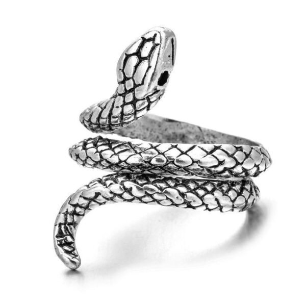 Anillo Serpiente Regulable Aleación Sk7