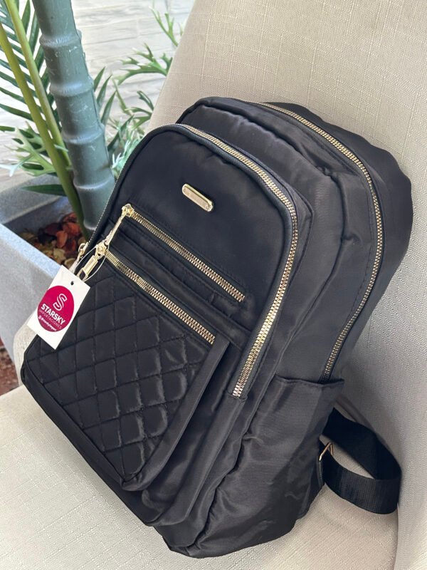 Mochila De Dama Impermeable - Negro - Image 2