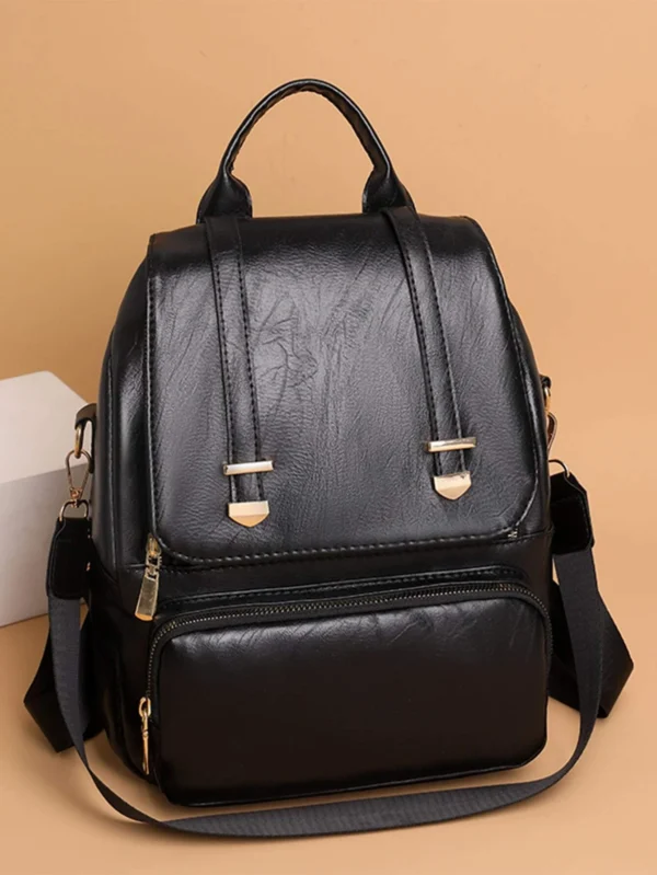 Nueva Mochila Clásica Dama Negra - D6737