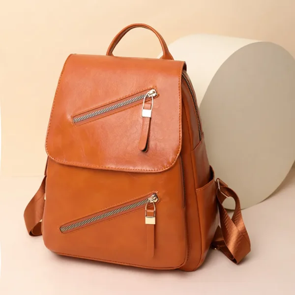 Nueva Mochila Dama Casual Marrón - D6774