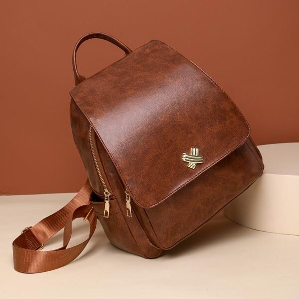 Nueva Mochila Dama Antirrobo Pu Versátil - K389 - Image 2