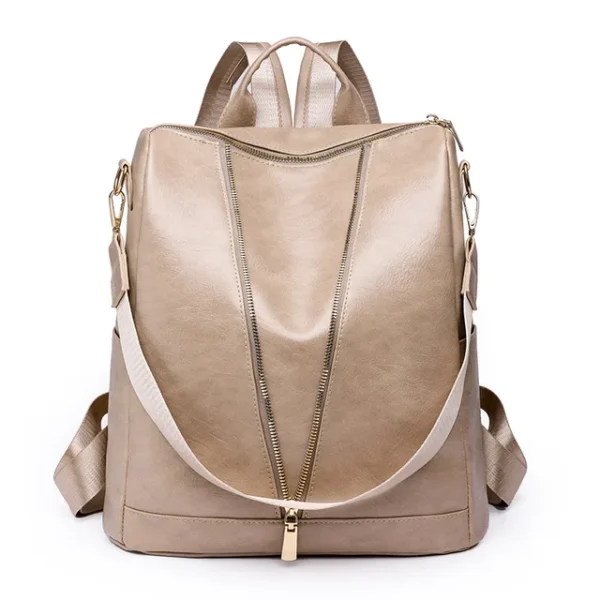 Nueva Mochila Dama Pu Leather Clásica Vintage - K1147 - Image 2