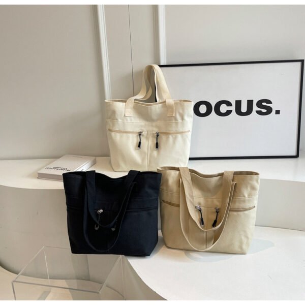 Bolso De Lona Con Cierres Versátil - Y9081